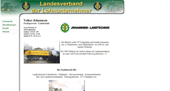 Desktop Screenshot of gerd-johannsen.lohnunternehmer.de